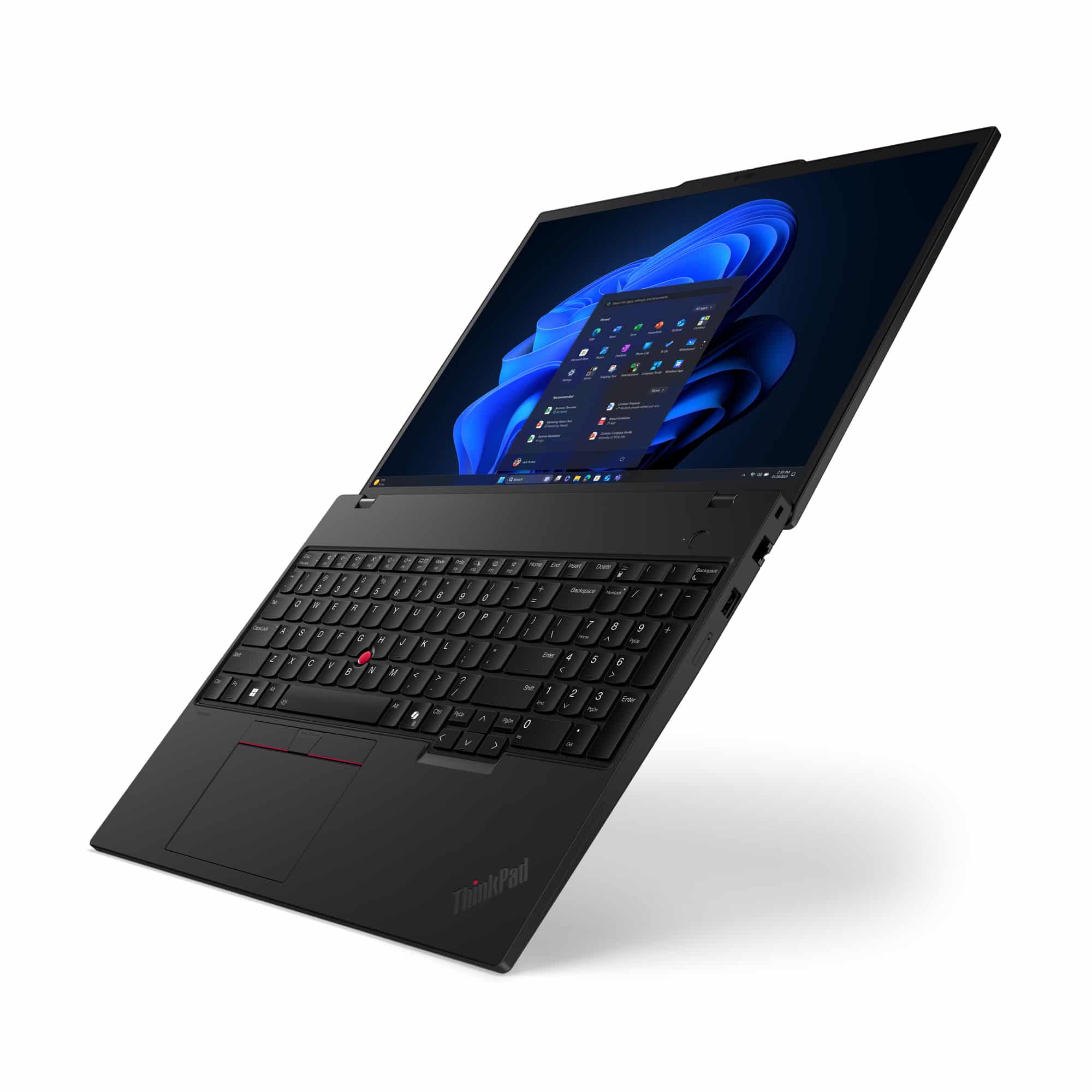 Lenovo ThinkPad T16 Gen 4 (Intel) Copilot+ PC Intel Core Ultra 7 258V Laptop 40,6 cm (16") WUXGA 32 GB LPDDR5x-SDRAM 1 TB SSD Wi-Fi 7 (802.11be) Windows 11 Pro Belgisch Zwart - Afbeelding 2