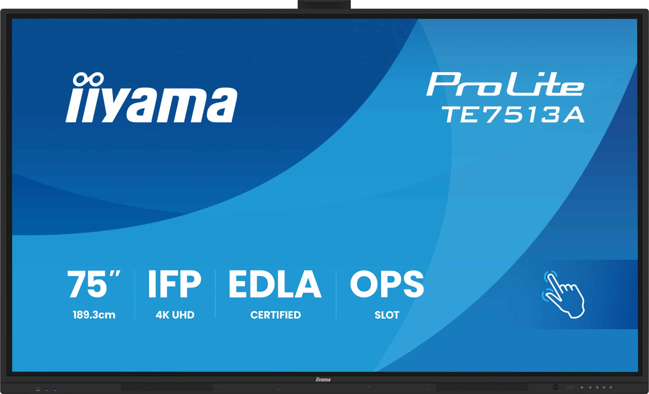 iiyama TE7513A-B2AG beeldkrant Interactief flatscreen 190,5 cm (75") Wifi 500 cd/m² 4K Ultra HD Zwart Touchscreen Type processor Android 24/7 - Afbeelding 3