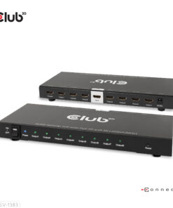 CLUB3D 8-poorts HDMI splitter 1 to 8 Full 3D and 4K60Hz(600MHz) - Afbeelding 7
