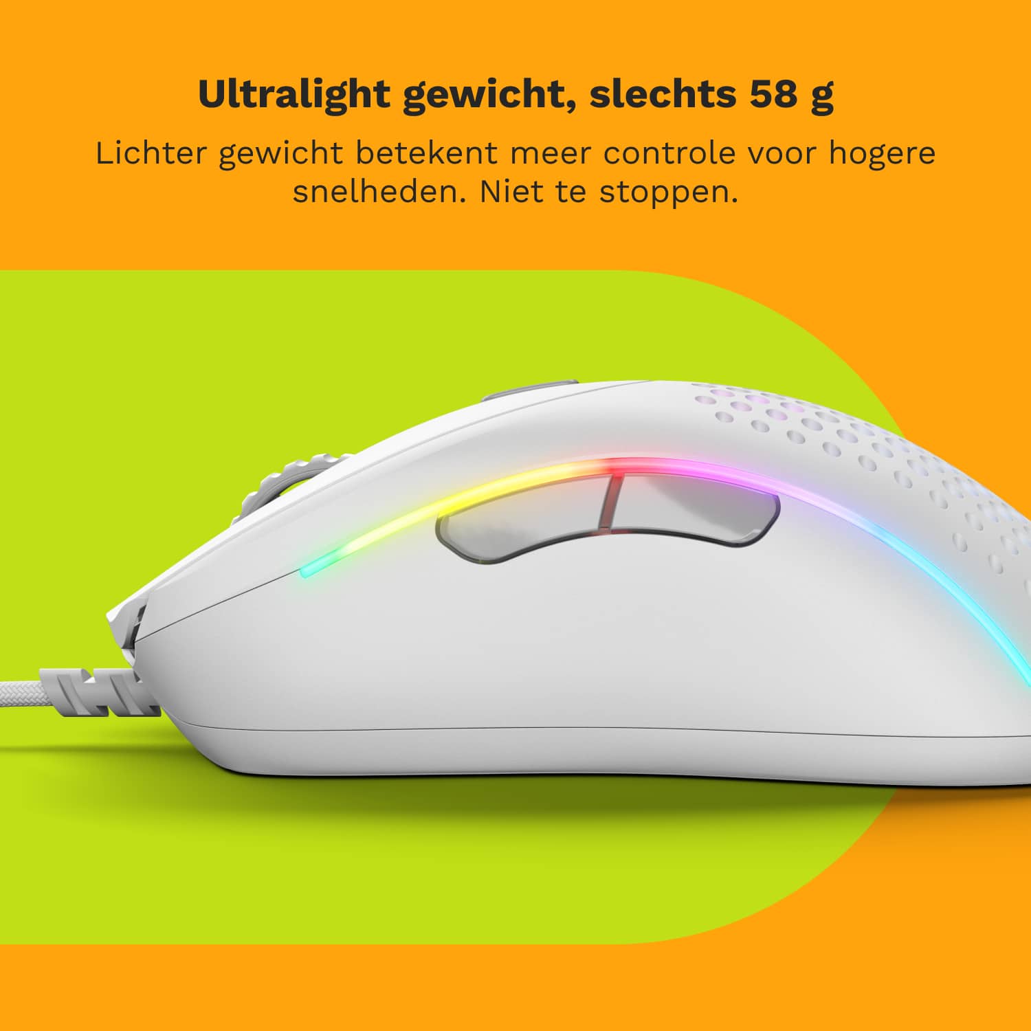 Glorious Gaming Model D 2 Wired muis Gamen Rechtshandig USB Type-A Optisch 26000 DPI - Afbeelding 4