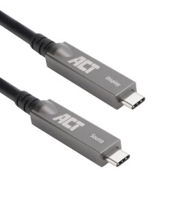 ACT USB-C 3.2 Gen2 Active Optical Cable (AOC), voor touchpanels, video, data, power, 5m