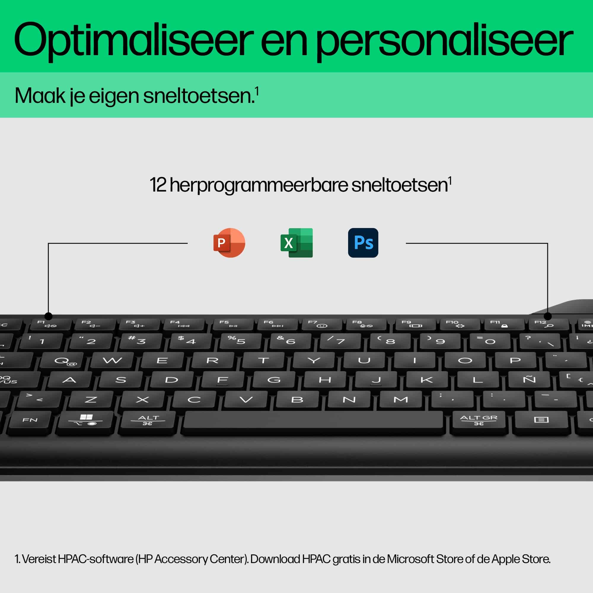 HP 460 Bluetooth-toetsenbord voor meerdere apparaten - Afbeelding 4