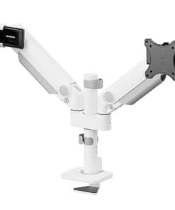 Neomounts DS65S-950WH2 Monitorarm 24-34" - gasveer - Topfix - multi-instelbaar - 180°-stop