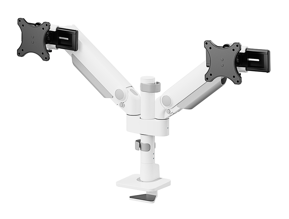 Neomounts DS65S-950WH2 Desk monitor arm, Clamp/Grommet, 24" - 34", Height adjustme