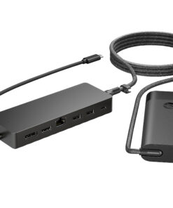 HP Universal USB-C-hub- en laptopladercombinatie