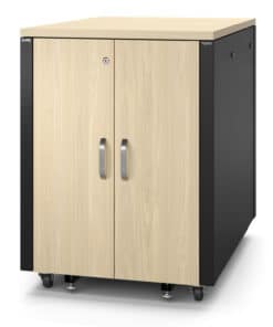 APC NetShelter CX AR4017IA - 17U, Geluiddempend en geventileerd 19 inch server rack - Afbeelding 2