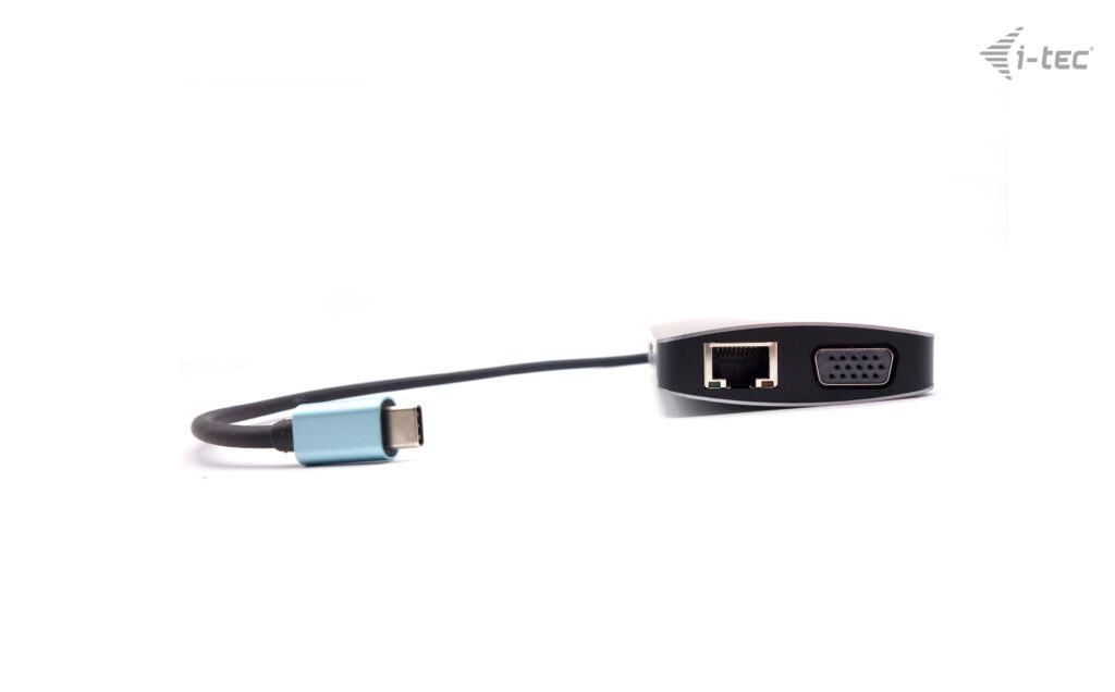 i-tec Metal USB-C Travel Nano Dock HDMI/VGA with LAN + Power Delivery 100 W - Afbeelding 8