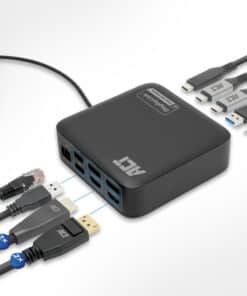 ACT Universeel USB-C Dockingstation 4K, voor 2 HDMI/DisplayPort monitoren, DisplayLink, compact model - Afbeelding 3