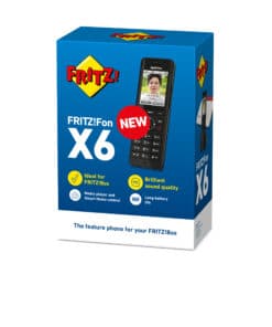 Fon FRITZ! X6 INT DECT-telefoon Nummerherkenning Zwart - Afbeelding 4
