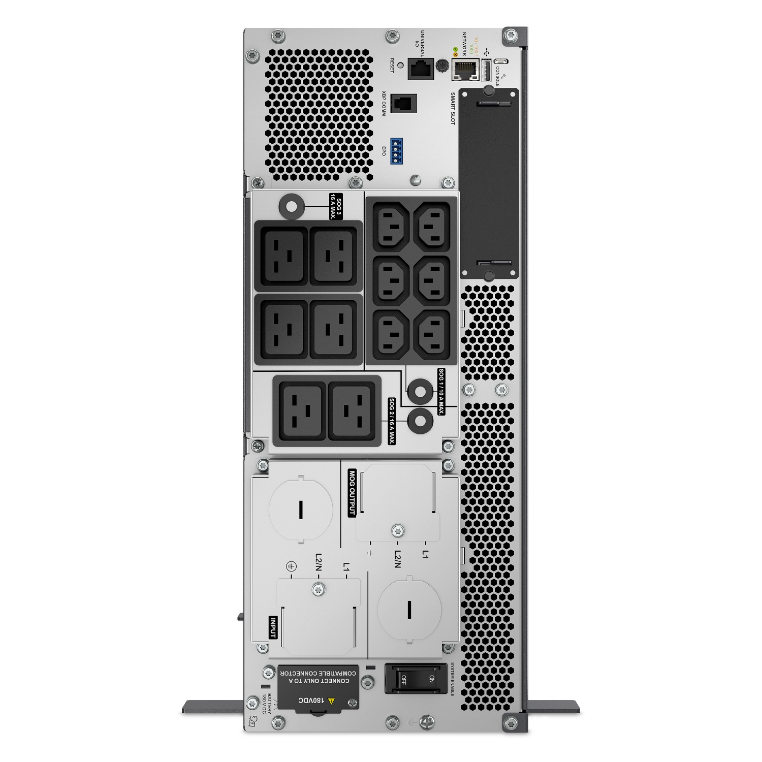APC Smart-UPS Ultra On-Line Li-Ion SRTL10KRM4UI, 10KW, 4U Rack/Tower, 6xC13 & 6xC19, NMC - Afbeelding 7