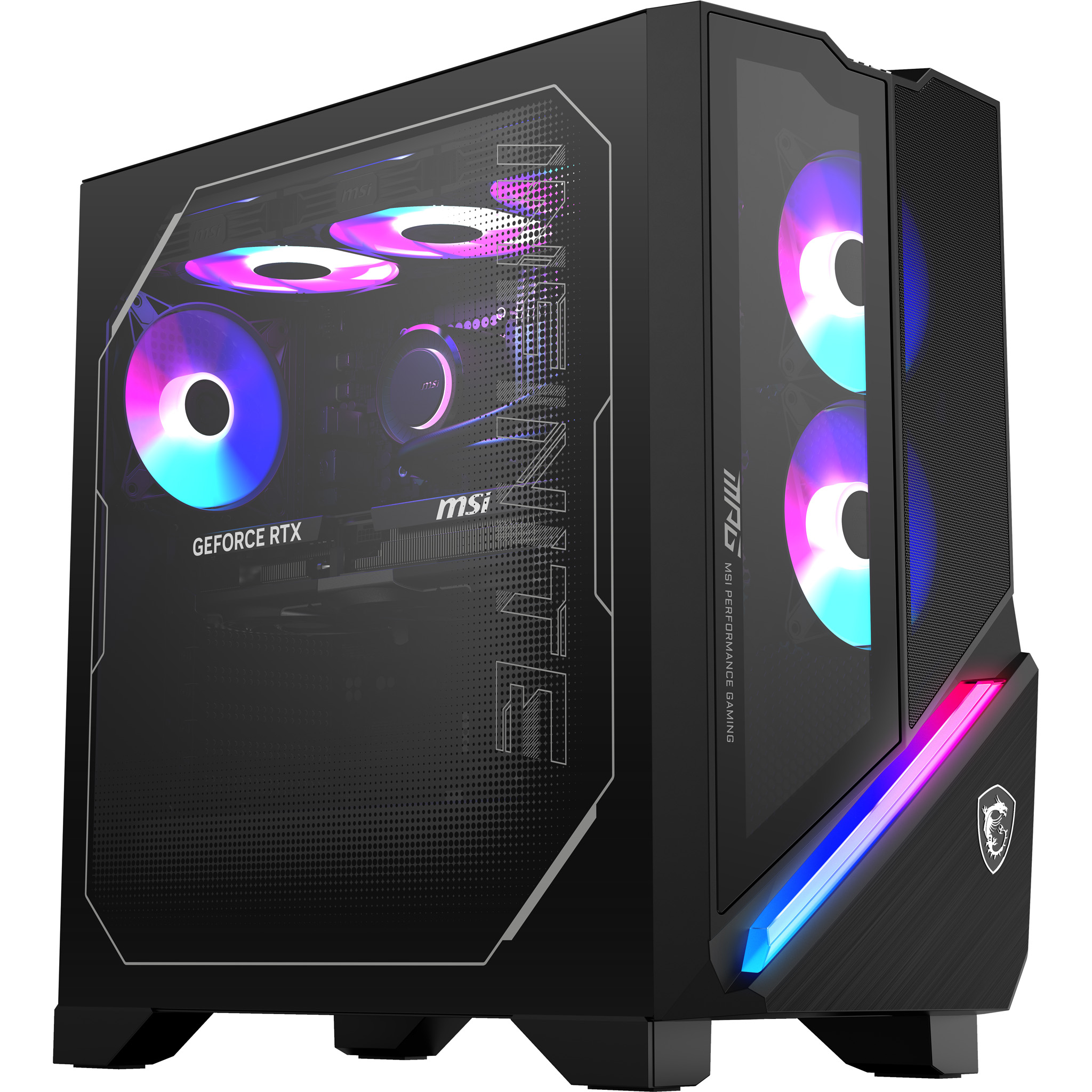 MSI MPG Infinite X3 AI 2NVV7-643EU Intel Core Ultra 7 265K 32 GB DDR5-SDRAM 1 TB SSD NVIDIA GeForce RTX 5080 Windows 11 Home Desktop PC Zwart