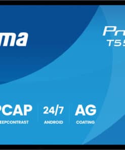 iiyama T5529AS-B1AG beeldkrant Kiosk-ontwerp 138,7 cm (54.6") LED Wifi 450 cd/m² 4K Ultra HD Zwart Touchscreen Type processor Android 24/7 - Afbeelding 3