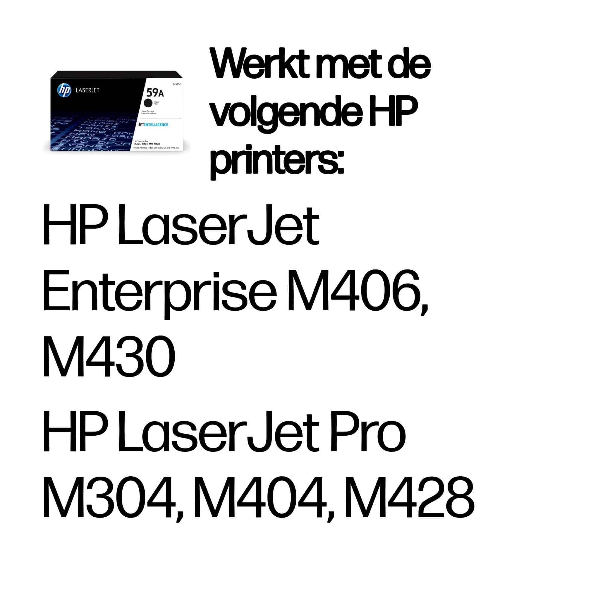 HP 59A originele zwarte LaserJet tonercartridge