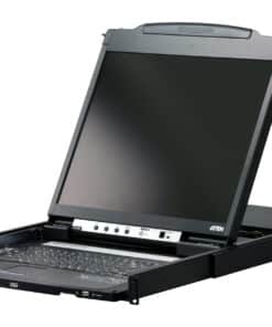 ATEN CL5800N rack console 48,3 cm (19") 1280 x 1024 Pixels Metaal Zwart 1U - Afbeelding 2