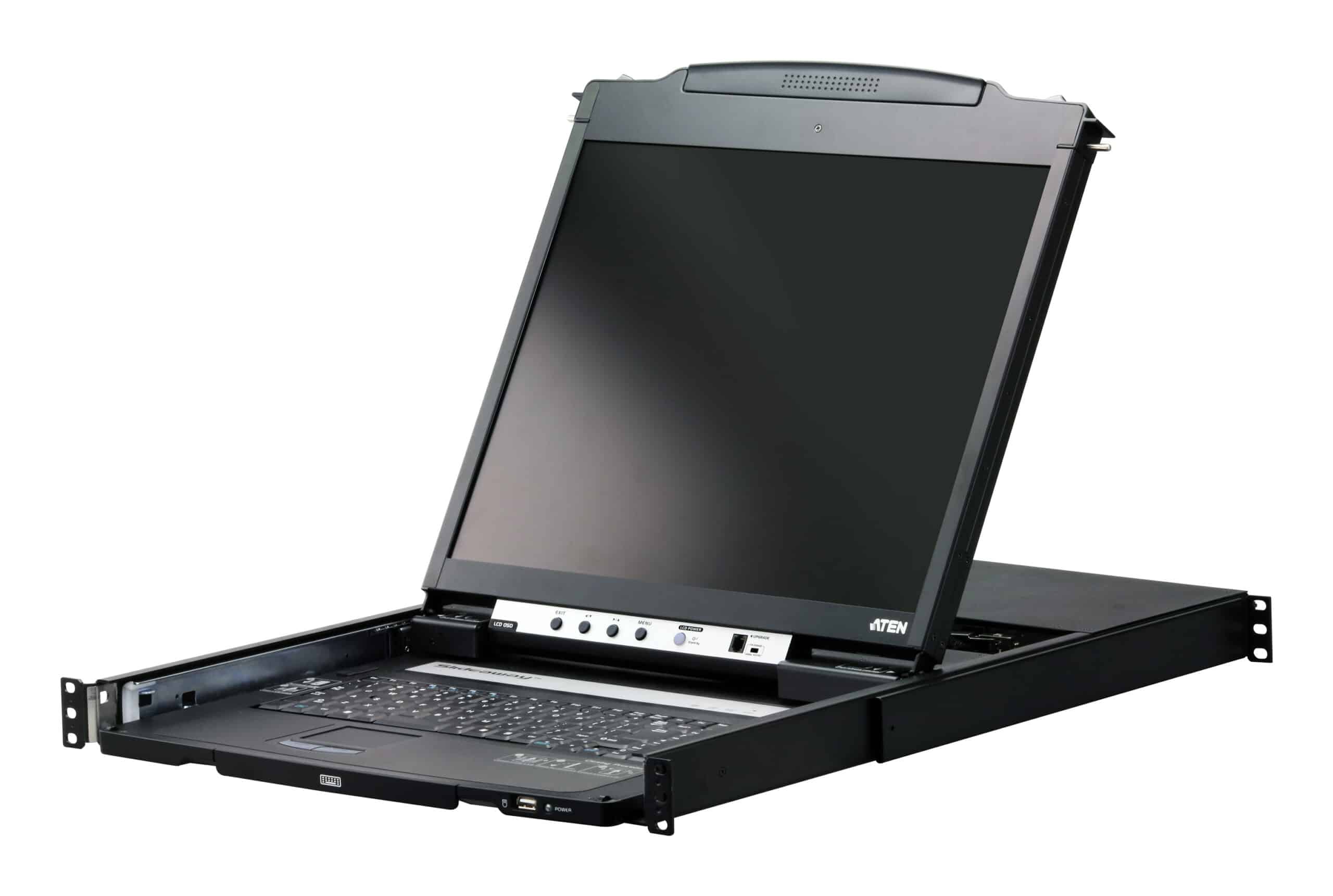 ATEN CL5800N rack console 48,3 cm (19") 1280 x 1024 Pixels Metaal Zwart 1U - Afbeelding 2