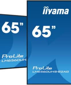 iiyama LH6560UHS-B2AG beeldkrant Digitaal A-kaart 163,8 cm (64.5") LED Wifi 500 cd/m² 4K Ultra HD Zwart Type processor Android 11 24/7 Monitor
