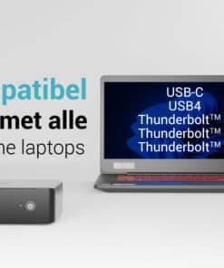 i-tec Thunderbolt5 Quattro Display Docking Station, 5x USB, 2.5 GLAN + Power Delivery 140W - Afbeelding 2