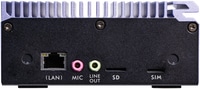 Shuttle Edge PC SPCEL12, Intel Celeron J6412, 2x HDMI, 1x DP, 2x 2.5G LAN, 1x DDR4, 1x Micro SD card reader, 1x Nano SIM slot, 3x USB, 2x M.2 (SATA), 12-20V, ventilatorloos, 24/7, incl. VESA mount - Afbeelding 2