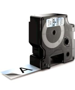 DYMO originele D1 labels | Zwarte Tekst op Doorzichtig Label | 24 mm x 7 m | zelfklevende etiketten voor de LabelManager labelprinter | gemaakt in Europa - Afbeelding 4