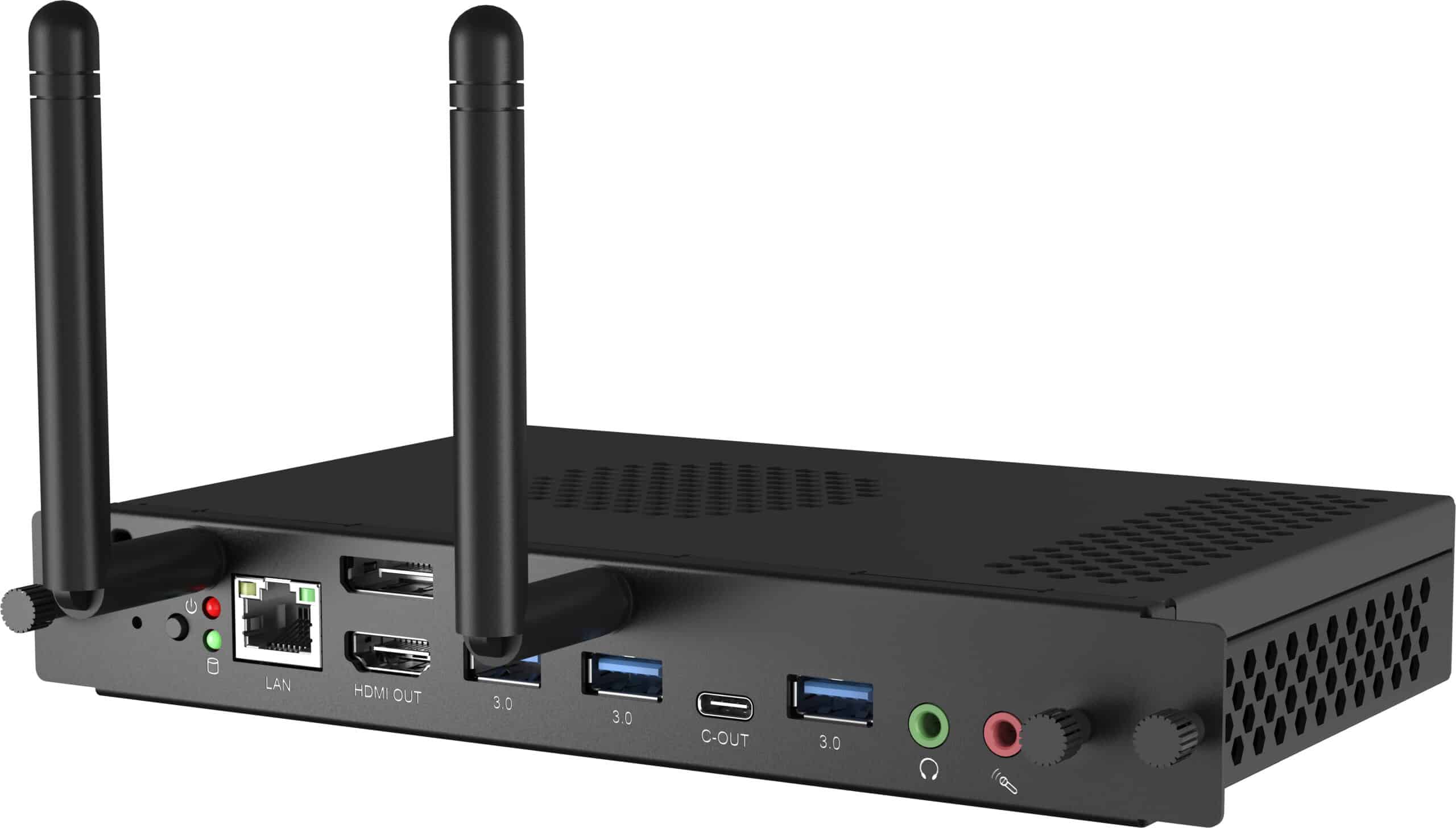 iiyama OPC51204BC-1 PC's/werkstation Intel Core i5-12450H 8 GB DDR4-SDRAM 256 GB SSD Windows 11 IoT Enterprise Mini PC Zwart - Afbeelding 3