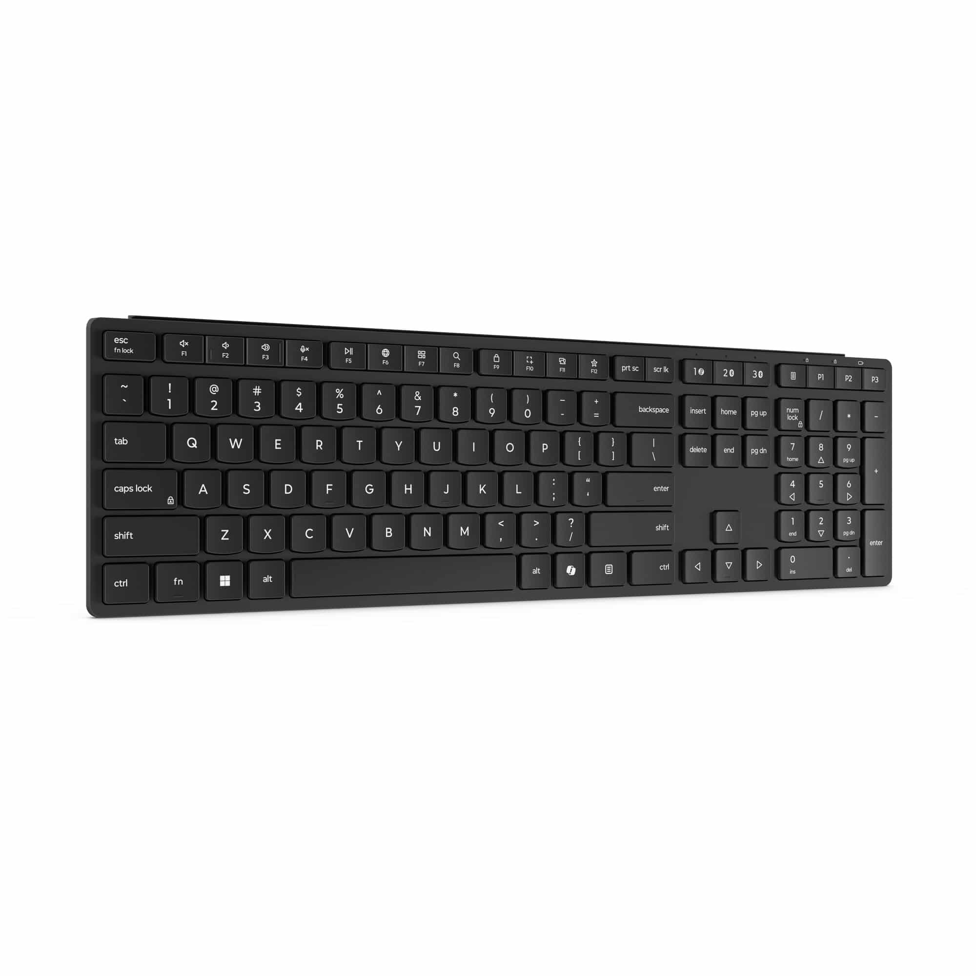 Lenovo 4Y41S04692 toetsenbord Thuis/Werk RF-draadloos + Bluetooth Frans, Duits, Zwitsers Zwart - Afbeelding 5