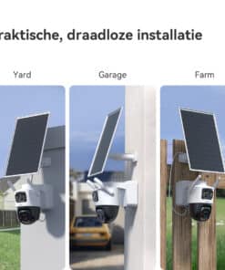 Imou AOV Dual 5MP + 5MP Turret IP-beveiligingscamera Buiten 2880 x 1620 Pixels Muur