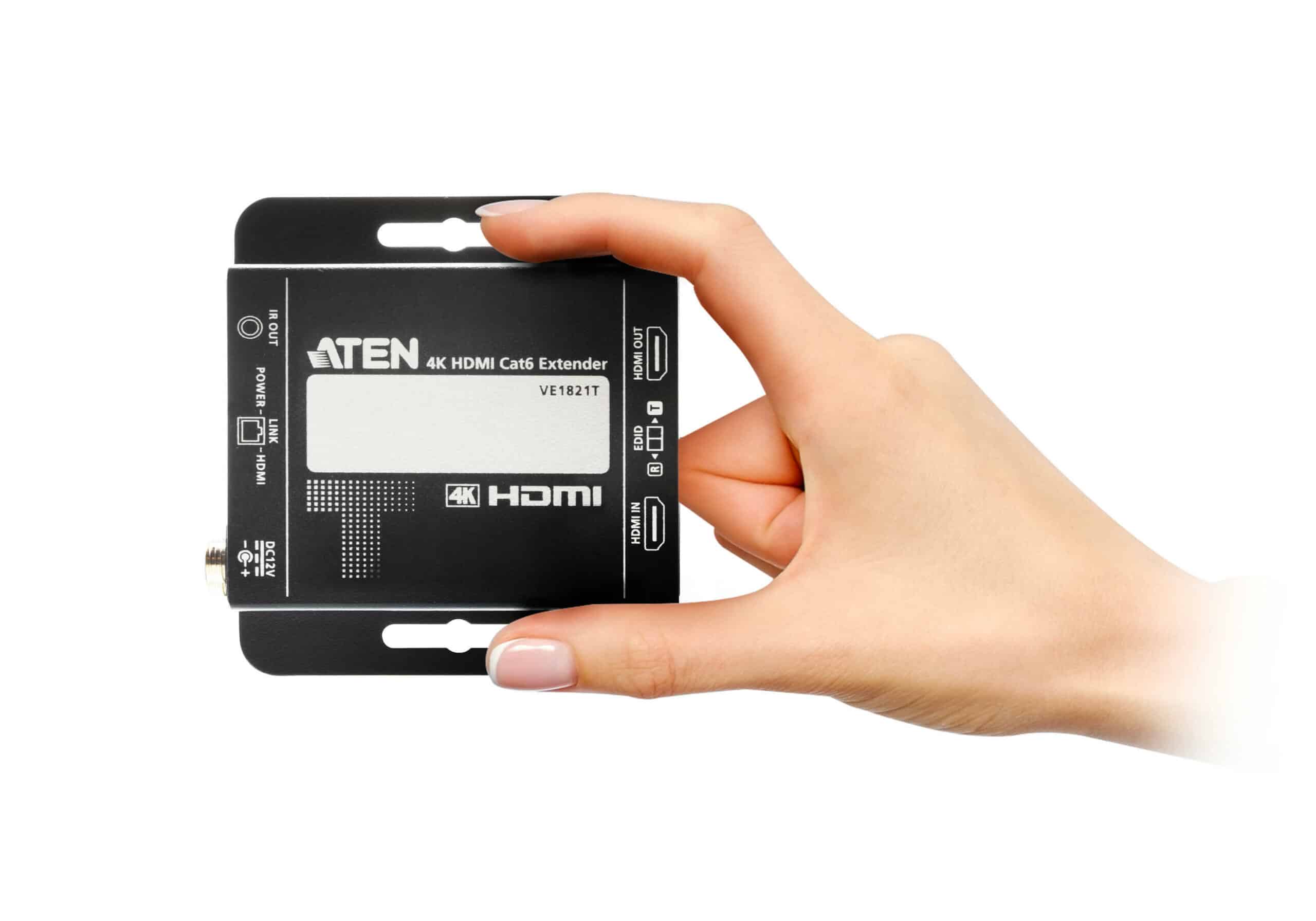 ATEN VE1821-AT-G audio/video extender AV-zender & ontvanger Zwart - Afbeelding 6