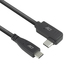 ACT USB 3.0 10Gbps 60W USB Type-C (recht) naar USB Type-C (haaks links/rechts) kabel, 0,5 meter - Afbeelding 4