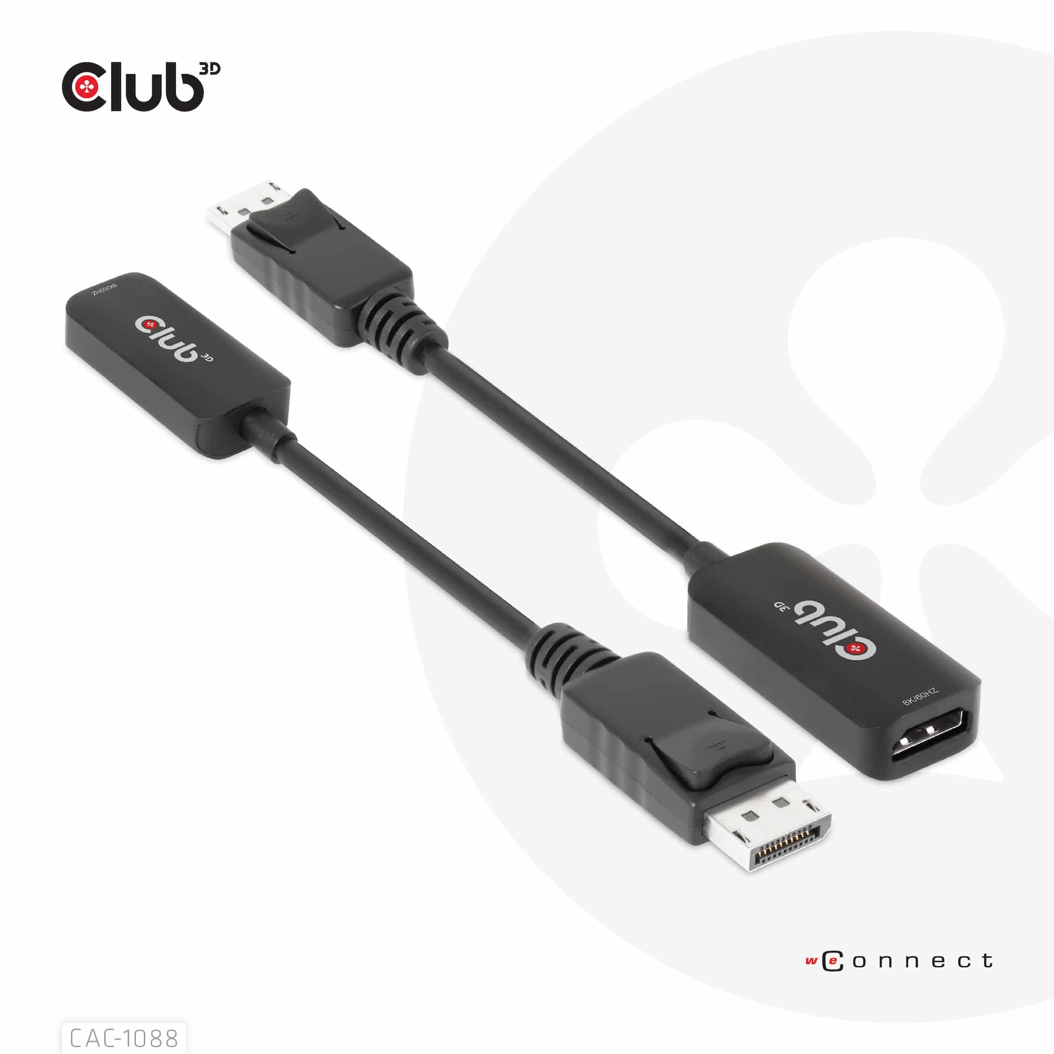 CLUB3D DisplayPort1.4 to HDMI 4K120Hz/8K60Hz HDR Active adapter M/F - Afbeelding 8