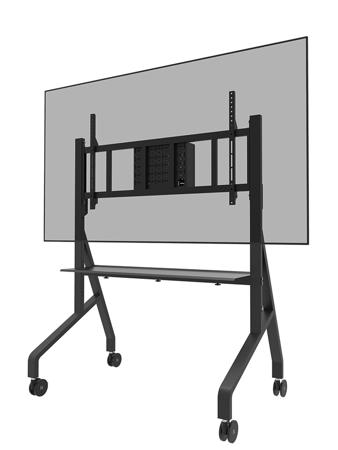 Neomounts FL50-575BL1 TV trolley 65-115" - snelle installatie - TÜV