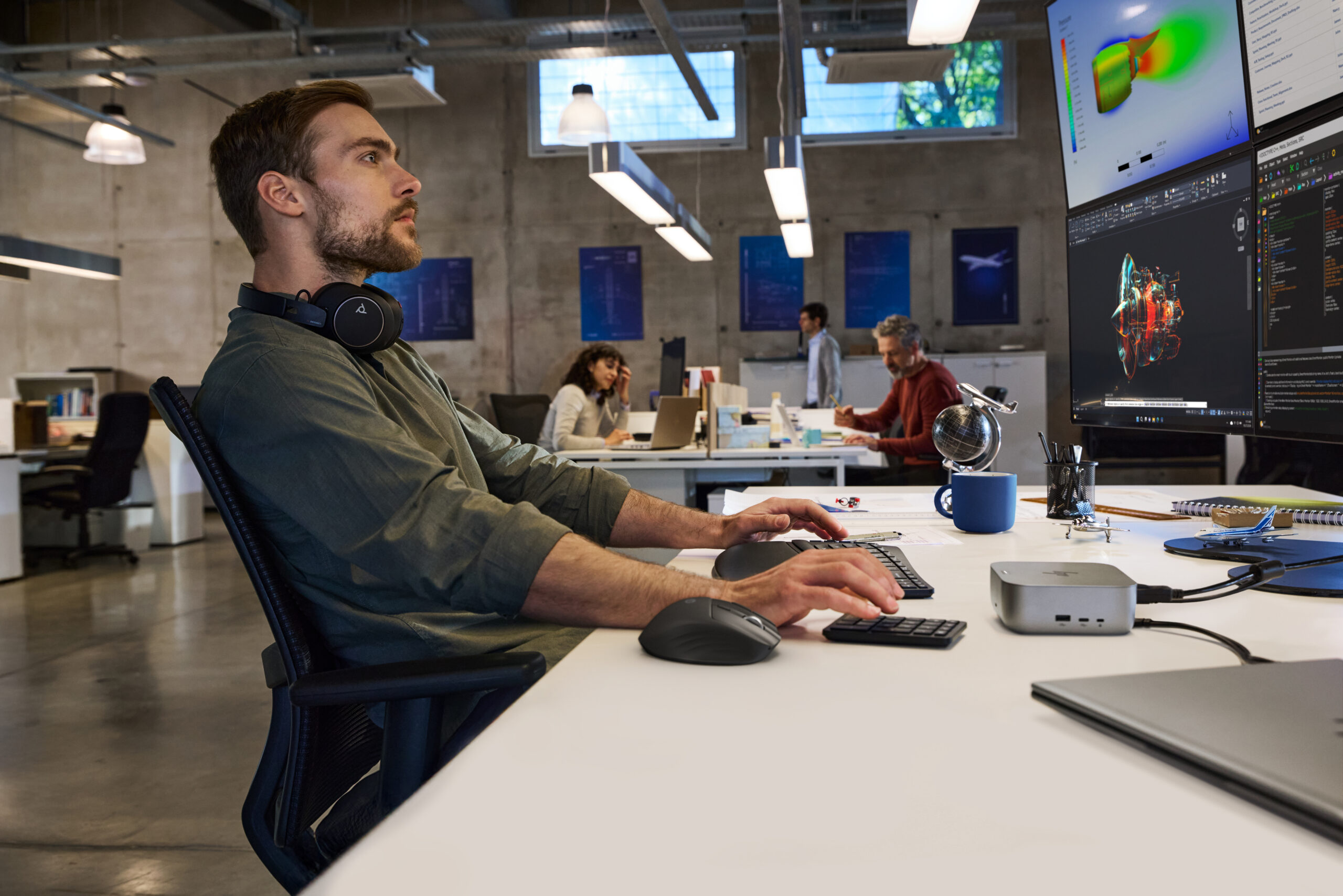 HP B8YX3AA#ABB muis Thuis Rechtshandig Bluetooth + USB Type-C 6000 DPI - Afbeelding 2