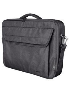 Trust Atlanta Laptop Tas 15,6 inch Eco - Laptop schoudertas – Voor laptops tot 15,6 inch – Gerecycled materiaal – Zwart