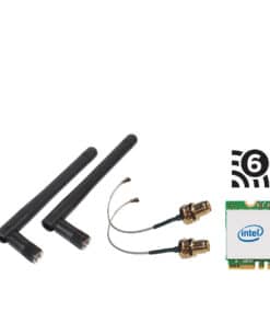 Shuttle WLN-M3 - WLAN Kit voor Edge PC Series SPCEL, Intel WLAN M.2 card (ax)/Bluetooth, inklusief cables and external antennas