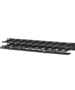 APC Horizontale kabelmanager, 1U x 4" diep, enkelzijdig met kap - Afbeelding 2