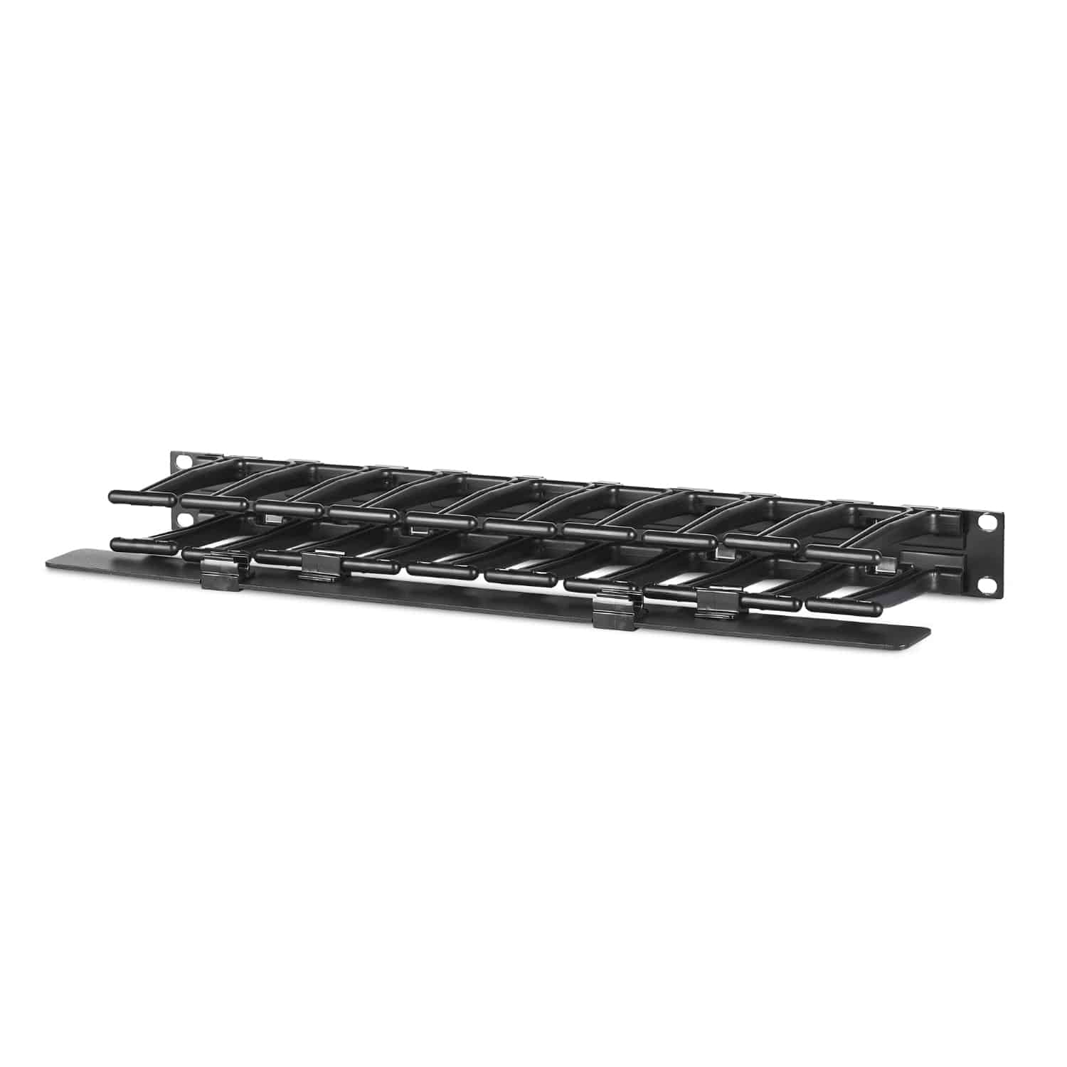 APC Horizontale kabelmanager, 1U x 4" diep, enkelzijdig met kap - Afbeelding 2