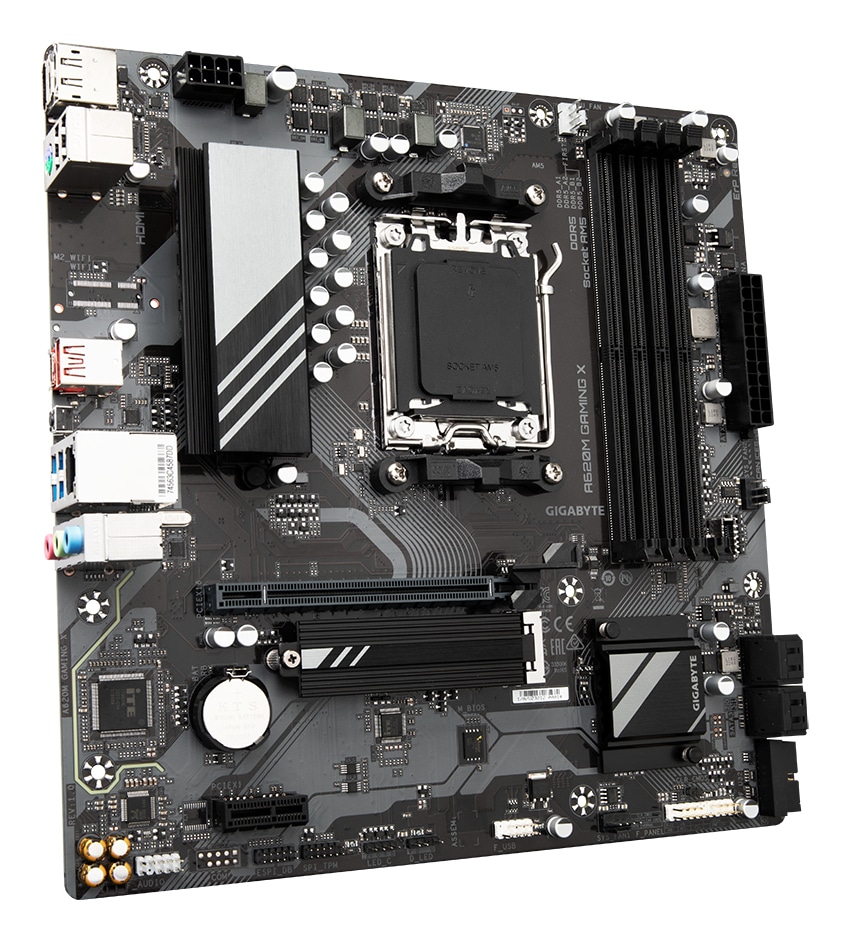 GIGABYTE A620M GAMING X moederbord AMD A620 Socket AM5 micro ATX - Afbeelding 3
