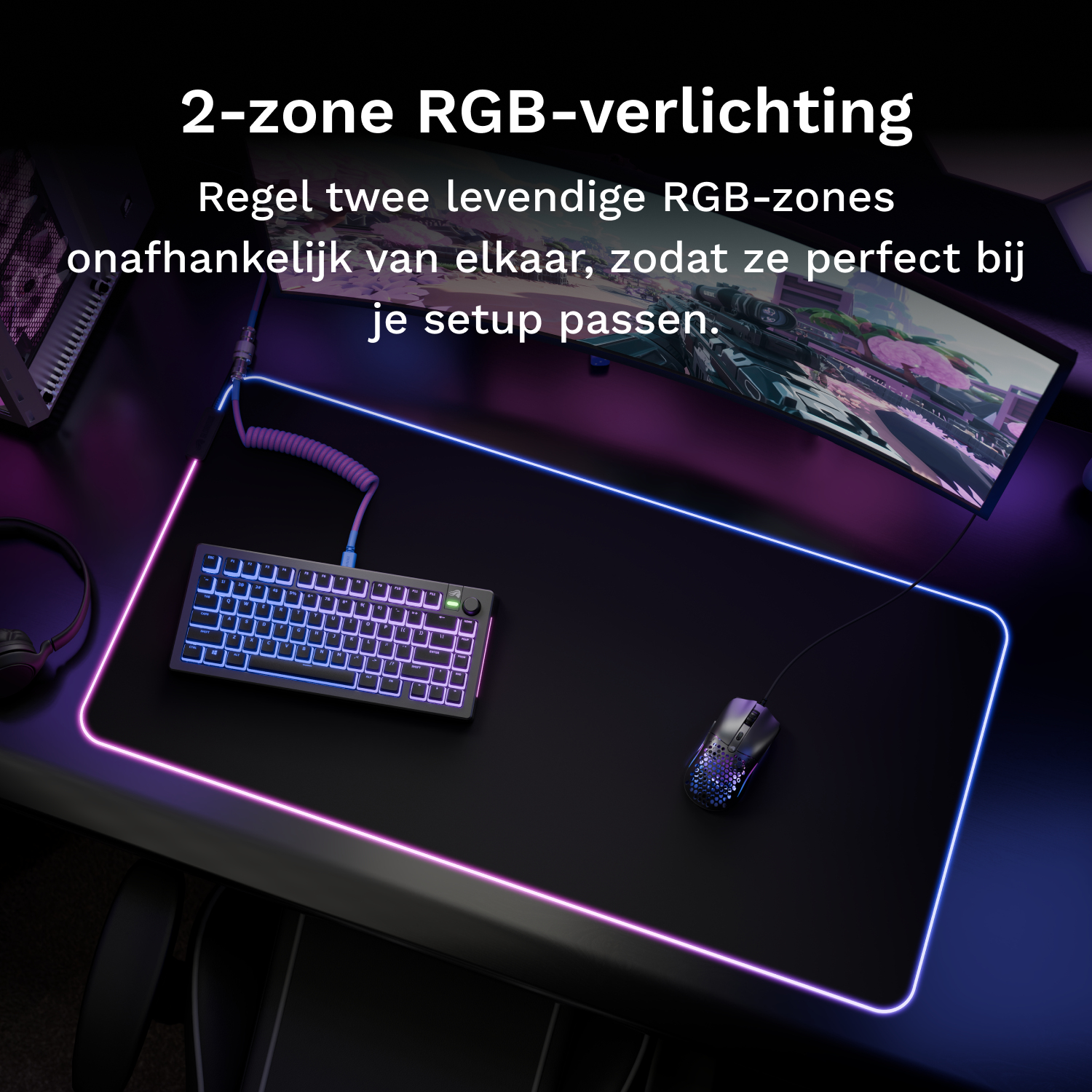 Glorious Gaming Mouse Pad GMP 2 GLED - XL verlengd