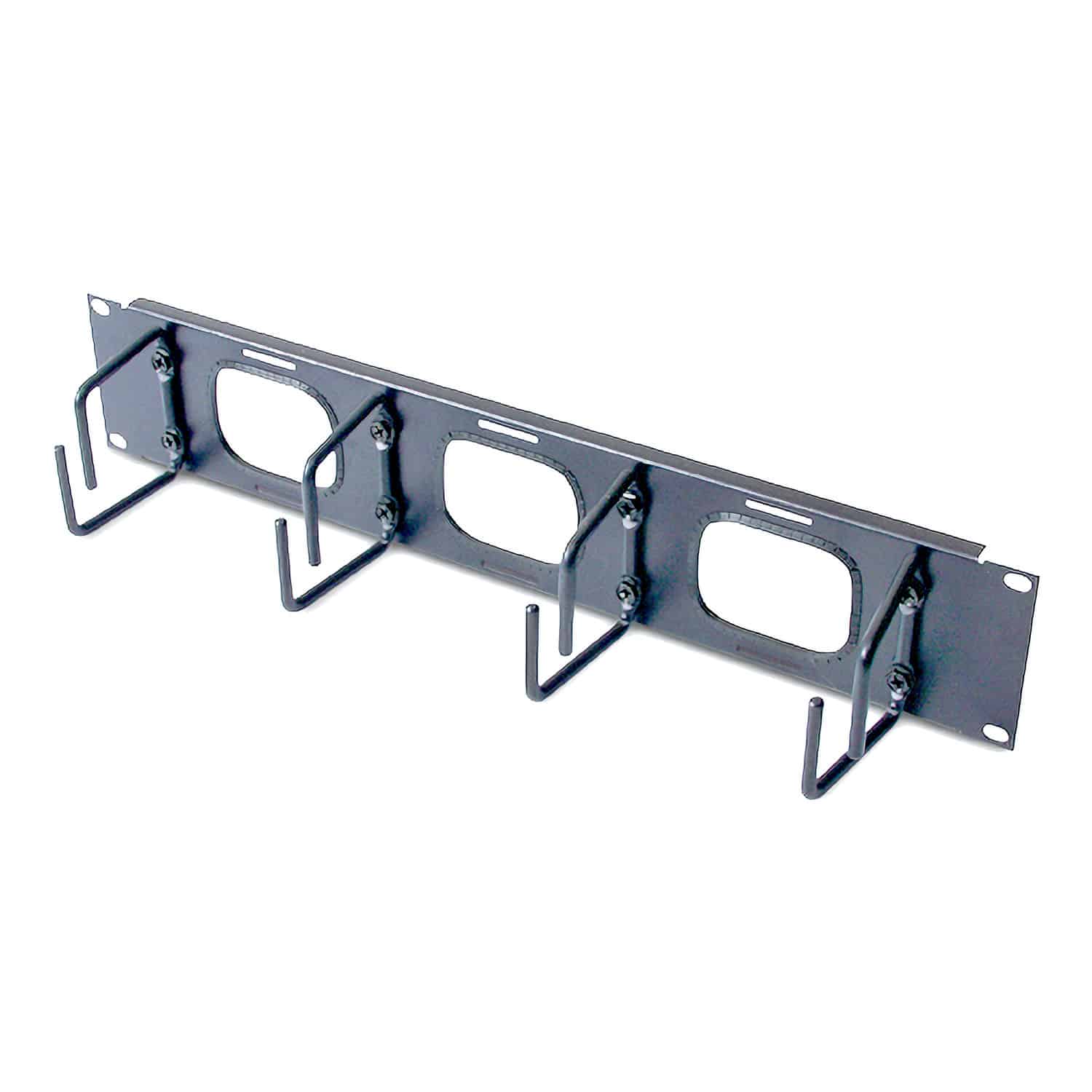 APC Horizontale kabelorganisator 2U m/doorgangsgaten - Afbeelding 3