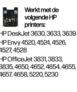 HP 302XL originele high-capacity zwarte inktcartridge