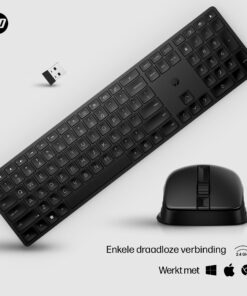 HP 650 draadloze toetsenbord- en muiscombinatie - Afbeelding 2