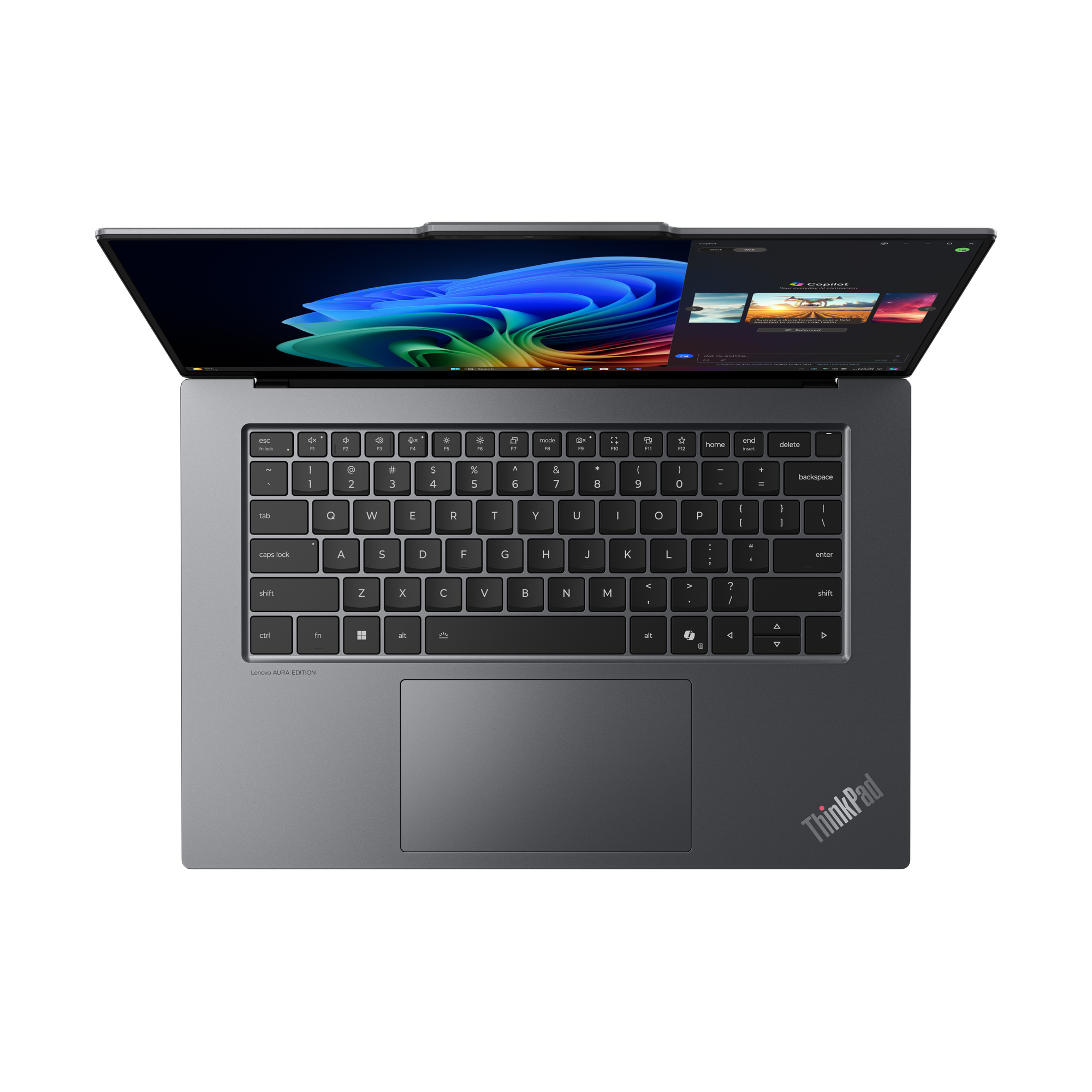 Lenovo ThinkPad X9-15 Gen 1 Aura Edition Copilot+ PC Intel Core Ultra 7 258V Laptop 38,9 cm (15.3") Touchscreen 2.8K 32 GB LPDDR5x-SDRAM 1 TB SSD Wi-Fi 7 (802.11be) Windows 11 Pro Belgisch Grijs - Afbeelding 6