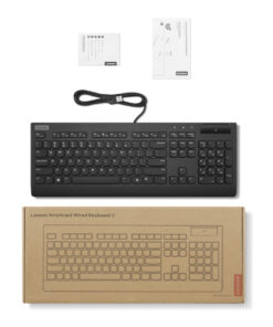 Lenovo 4Y41R64695 toetsenbord Thuis/Werk USB Belgisch, Brits Engels Zwart - Afbeelding 4