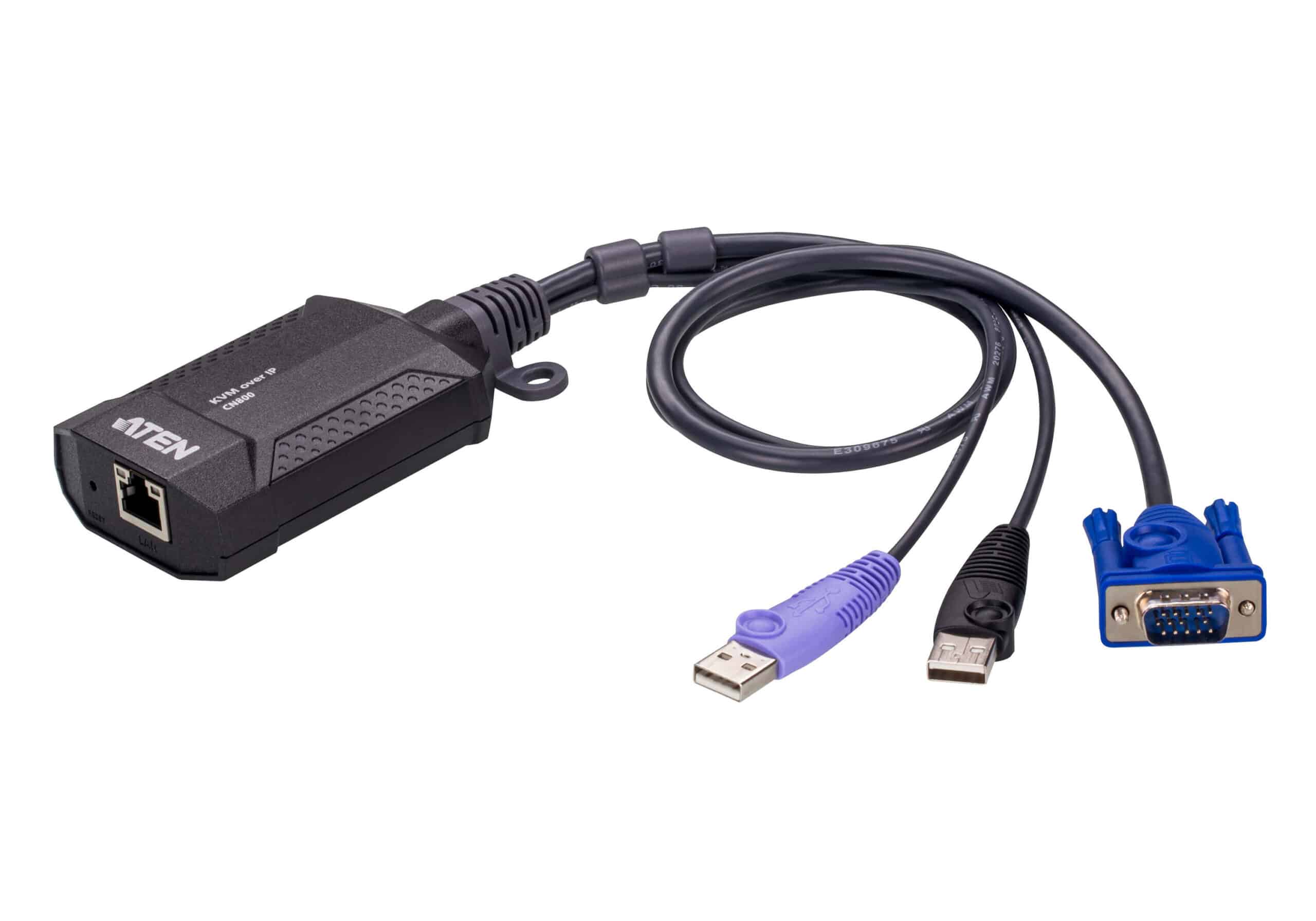 ATEN CN800-AT KVM-switch Zwart, Paars