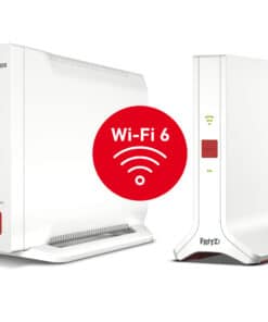 Mesh Set FRITZ! 4060 + 3000 AX INT Tri-band (2.4 GHz / 5 GHz / 5 GHz) Wi-Fi 6 (802.11ax) Wit 4x4 - Afbeelding 2
