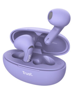 Trust Yavi Headset True Wireless Stereo (TWS) In-ear Oproepen/muziek USB Type-C Bluetooth Paars