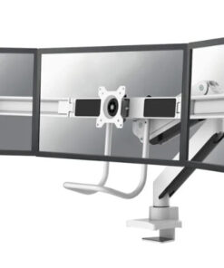 Neomounts NM-D775DX3WHITE flat panel bureau steun 68,6 cm (27") Wit