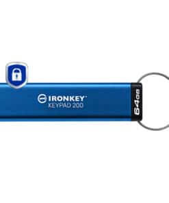 Kingston Technology IronKey 64GB Keypad 200, FIPS 140-3 Lvl 3 AES-256 versleuteld