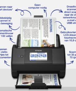 Epson WorkForce ES-580W, A4 automatische duplexscanner met Wi-Fi en gebruiksvriendelijk touchscreen - Afbeelding 3