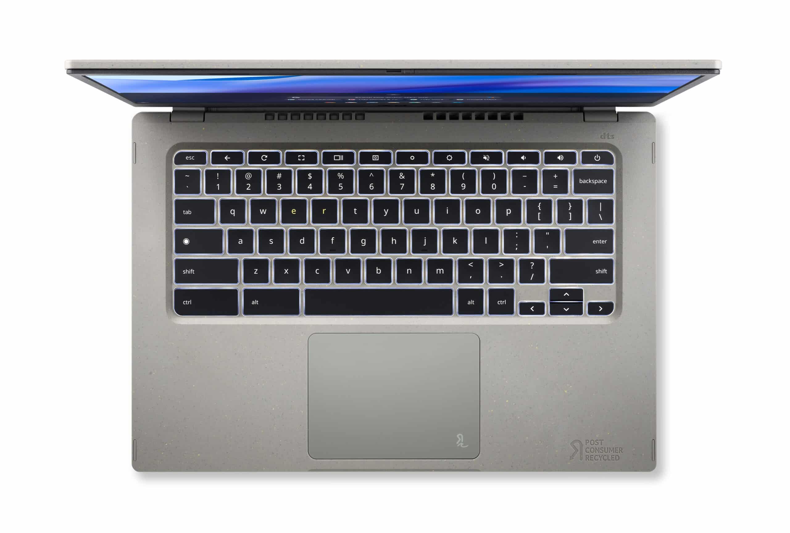 Acer Chromebook Vero 514 CBV514-1H-5627 Intel Core i5-1235U 35,6 cm (14") Full HD 8 GB LPDDR4x-SDRAM 256 GB SSD Wi-Fi 6 (802.11ax) ChromeOS Belgisch Grijs - Afbeelding 4