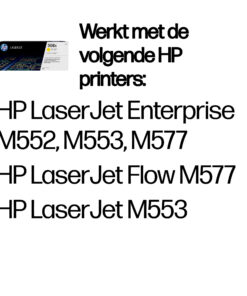 HP 508X originele high-capacity gele LaserJet tonercartridge